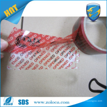 warranty void screw label VOID tape closing roll with custom printing packing tape